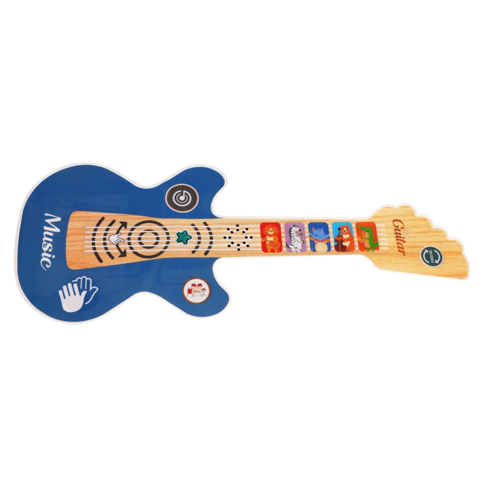 Vaikams skirta gitara su šviesų funkcija