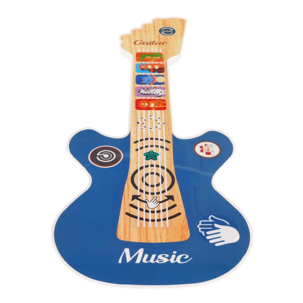 Vaikams skirta gitara su šviesų funkcija