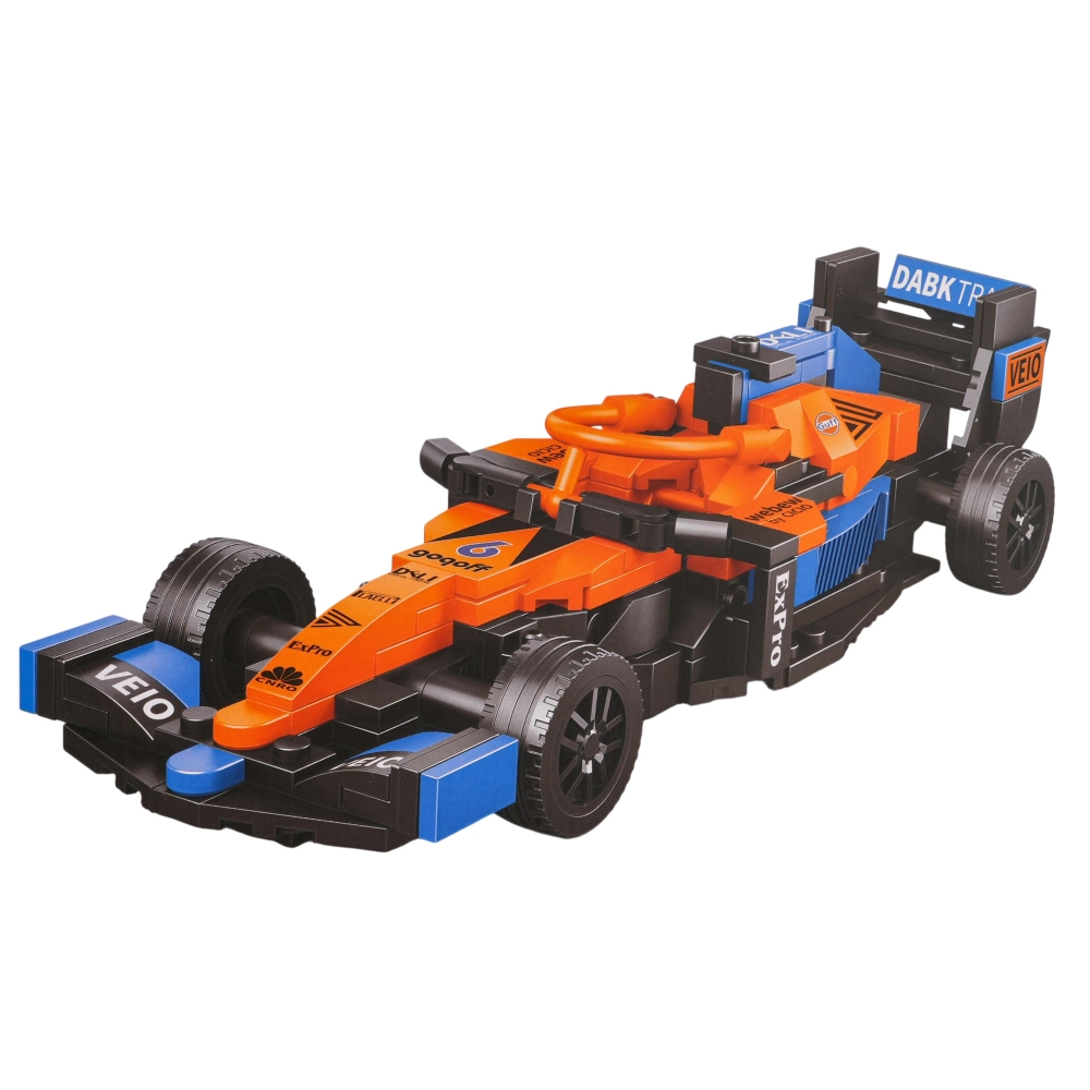 Konstruktorius F1 oranžinis bolidas 6+, 278 el.
