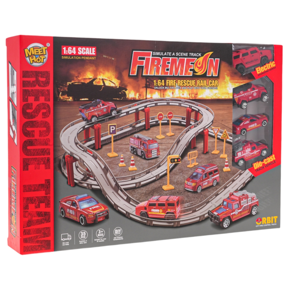 Lenktynių trasos versija Ugniagesių komanda