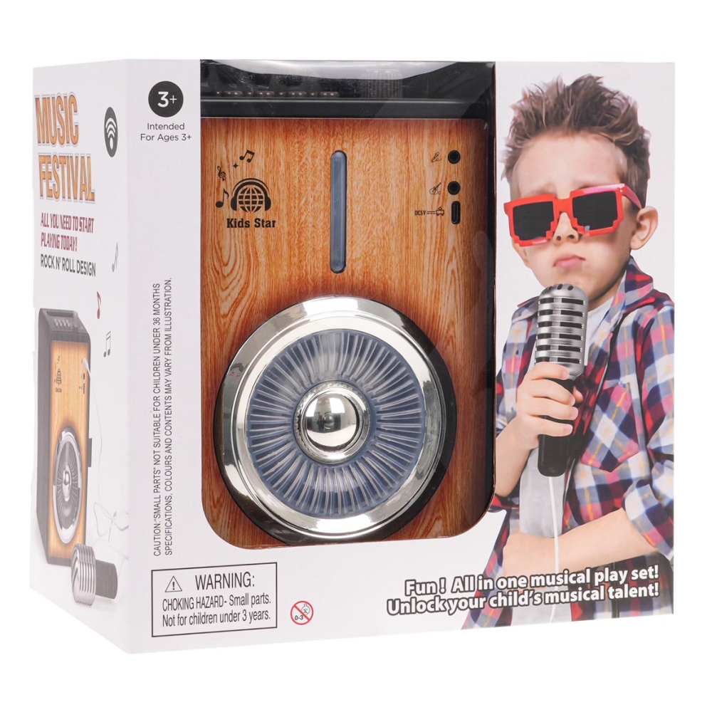 Stiprintuvas su "Bluetooth" funkcija + mikrofonas