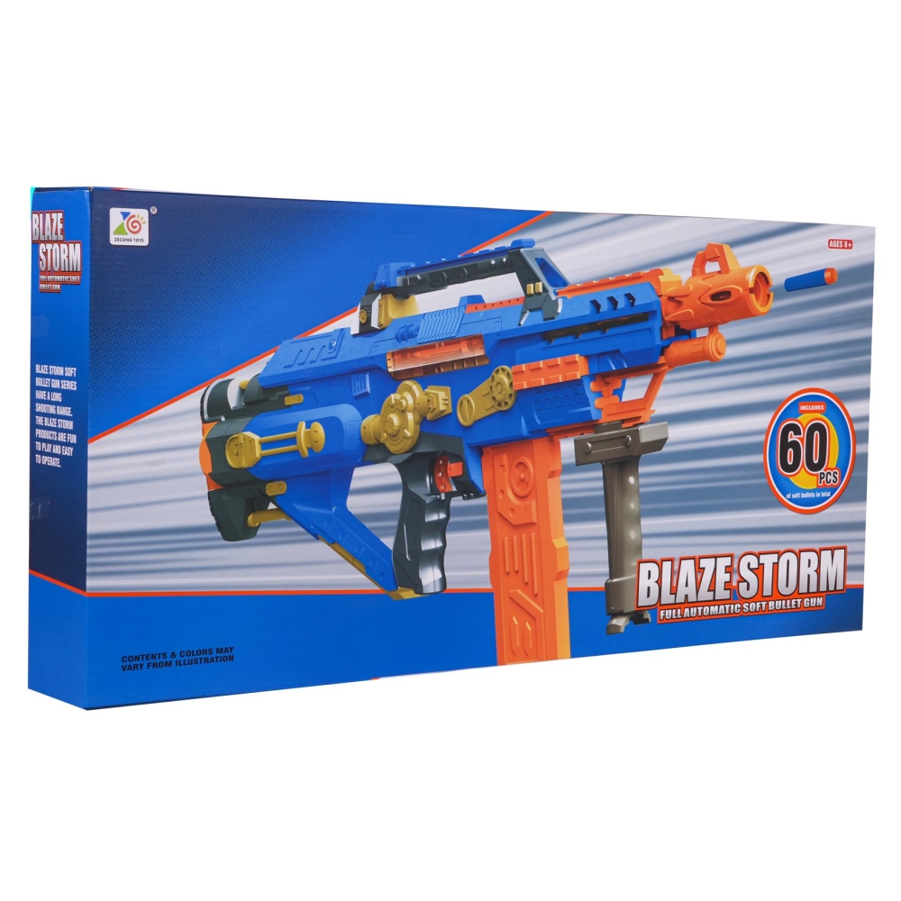 MEGA Blaze Storm Bullet Gun Blue
