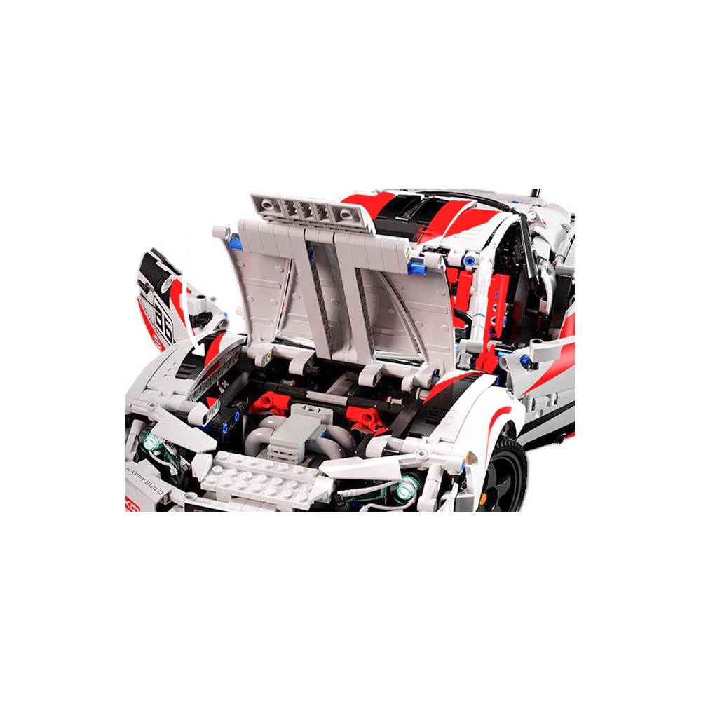 Konstruktorius Super automobilis GT86, 2586 el., baltas