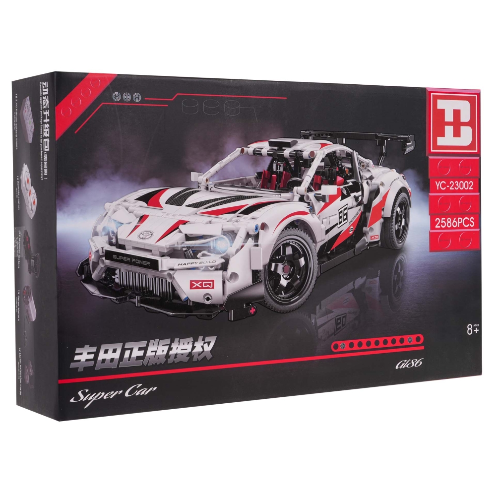 Konstruktorius Super automobilis GT86, 2586 el., baltas