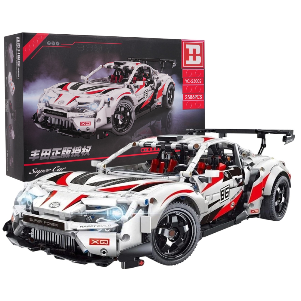 Konstruktorius Super automobilis GT86, 2586 el., baltas