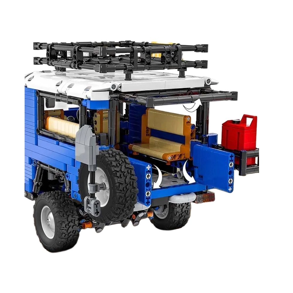 Konstruktorius Terrain Vehicle 2087el. Mėlynas-Žaislai, Konstruktoriai, Lego, statybiniai blokai-e-vaikas