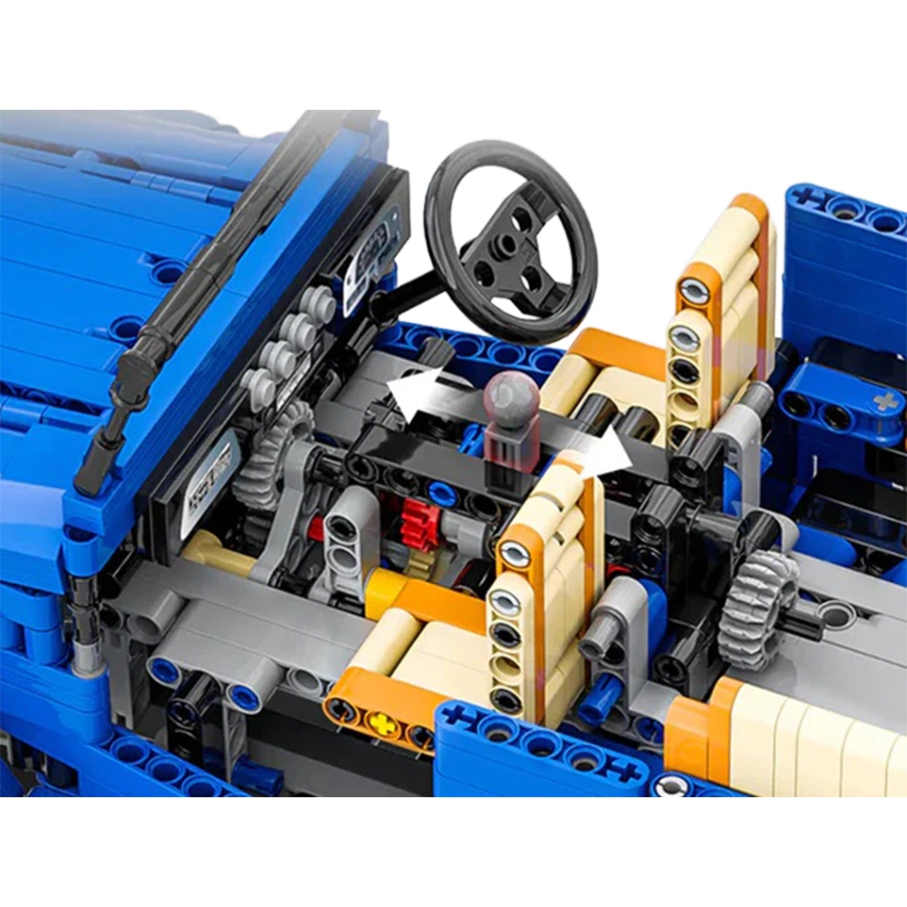 Konstruktorius Terrain Vehicle 2087el. Mėlynas-Žaislai, Konstruktoriai, Lego, statybiniai blokai-e-vaikas