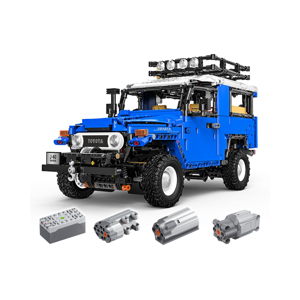 Konstruktorius Terrain Vehicle 2087el. Mėlynas-Žaislai, Konstruktoriai, Lego, statybiniai blokai-e-vaikas