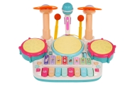 Muzikinis rinkinys: būgnai + pianinas-Žaislai, Kūdikiams, Žaislai mažyliams (iki 4 m.