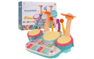 Muzikinis rinkinys: būgnai + pianinas-Žaislai, Kūdikiams, Žaislai mažyliams (iki 4 m.