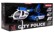 Sraigtasparnis + policijos automobilio rinkinys
