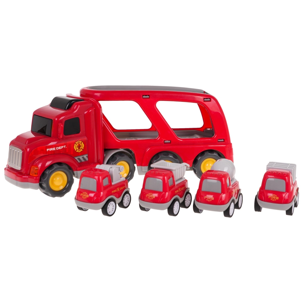 Karavanas + gaisrininkų transporto priemonių rinkinys