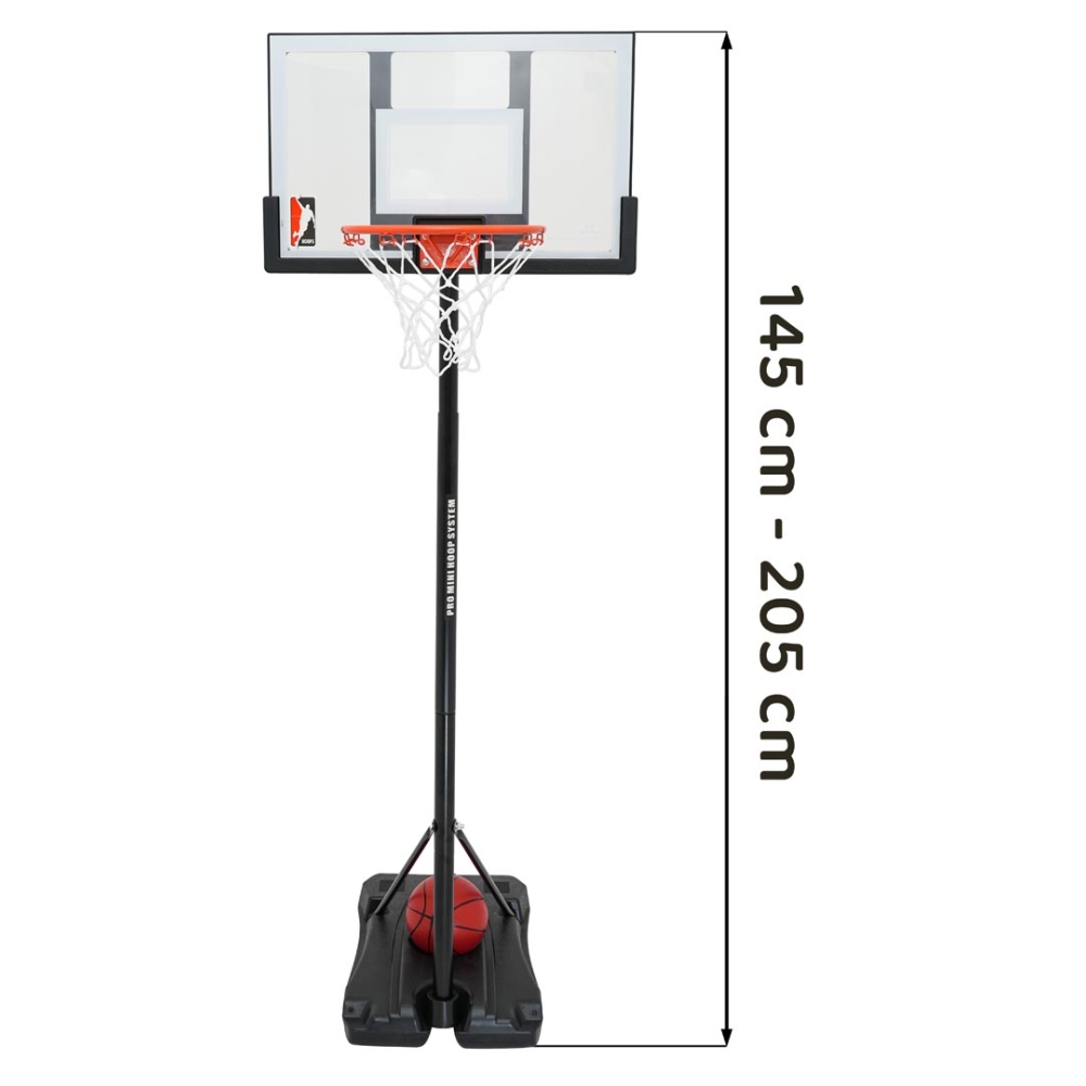 Krepšinio kamuolys 205cm + priedai