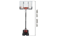 Krepšinio kamuolys 205cm + priedai