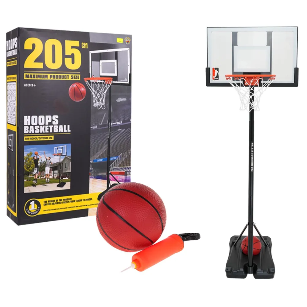 Krepšinio kamuolys 205cm + priedai