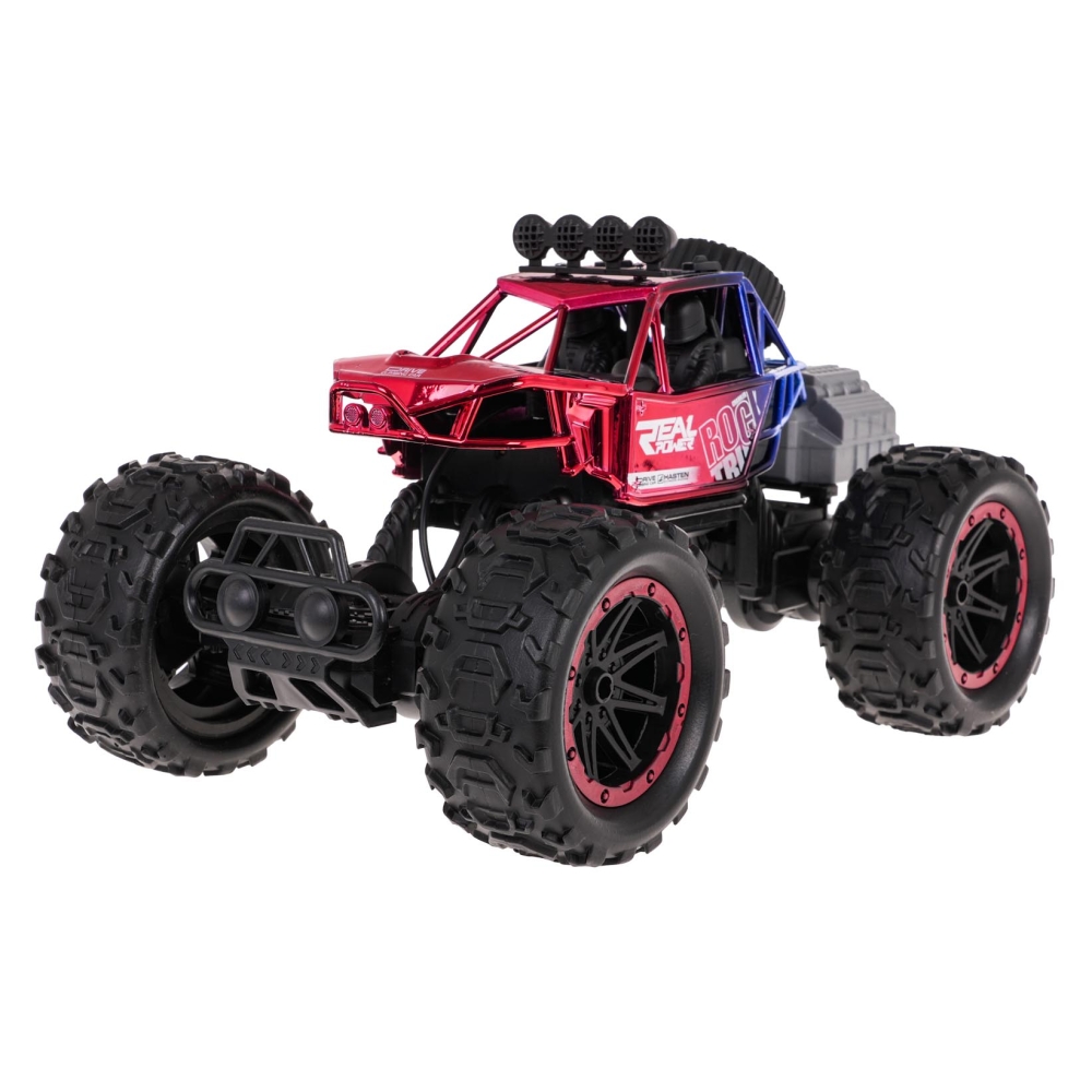 REAL ROCK vikšrinis vikšras su dūmų funkcija R/C Raudona