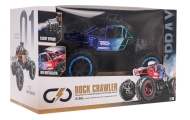 Crawler REAL ROCK z Funkcją Dymu R/C Niebieski