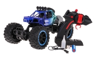Crawler REAL ROCK z Funkcją Dymu R/C Niebieski