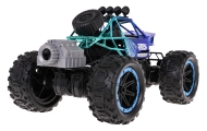 REAL ROCK vikšrinis automobilis su dūmų funkcija R/C mėlynas