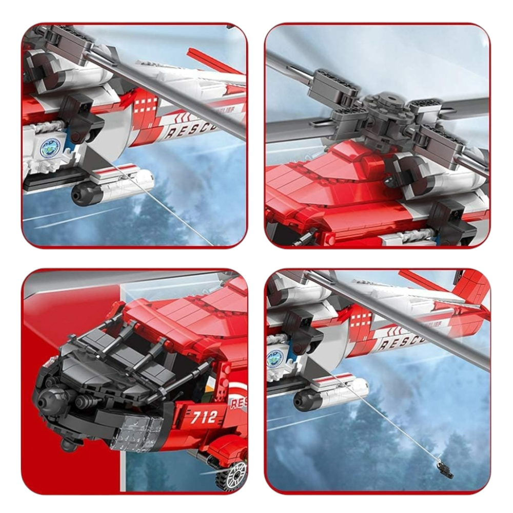 Konstruktorius Sraigtasparnis HH-60J, 1137 el.