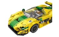 Zestaw Klocków Technicznych auto sportowe Żółte 368el.