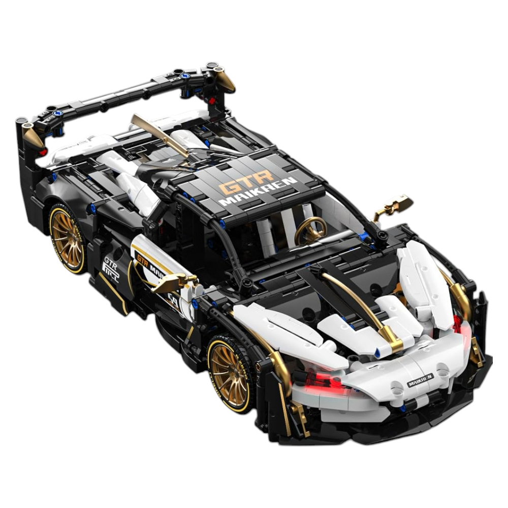 Konstruktorius Sportinis automobilis, baltos/juodos spalvos 1242 el.