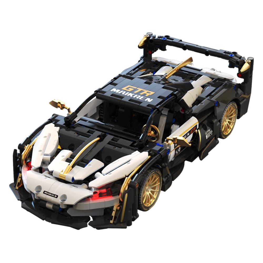 Konstruktorius Sportinis automobilis, baltos/juodos spalvos 1242 el.