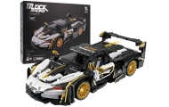 Konstruktorius Sportinis automobilis, baltos/juodos spalvos 1242 el.