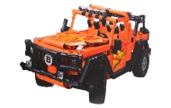 Zestaw Klocków Auto Terenowe Czerwone R/C 737el.