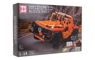 Zestaw Klocków Auto Terenowe Czerwone R/C 737el.