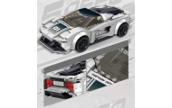 Zestaw Klocków Auto Sportowe Szare R/C