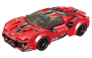 Zestaw Klocków Auto Sportowe Czerwone R/C