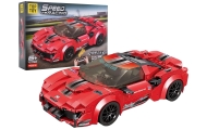 Konstruktorius Sportinis automobilis R/C Raudonas