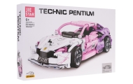 Konstruktorius - Rožinis sportinis automobilis, 652 el.
