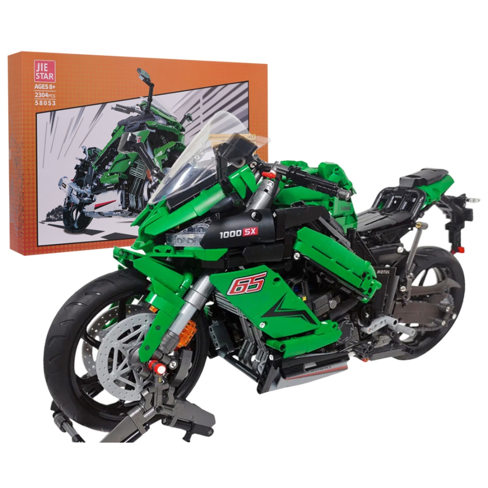 Konstruktorius Sportinis motociklas, 2304 el., Green
