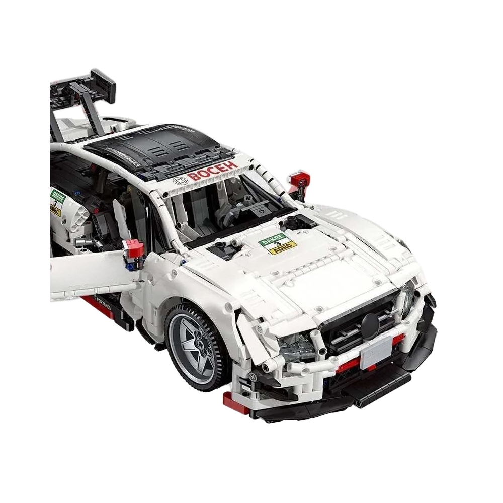 Konstruktorius Sportinis automobilis baltas 2489 el.-Žaislai, Konstruktoriai, Lego, statybiniai blokai-e-vaikas