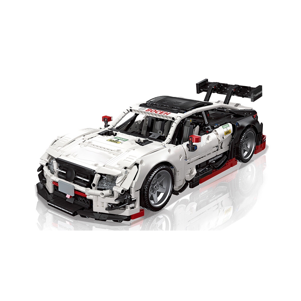 Konstruktorius Sportinis automobilis baltas 2489 el.-Žaislai, Konstruktoriai, Lego, statybiniai blokai-e-vaikas