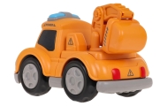 Statybinis automobilinis ekskavatorius su magnetais