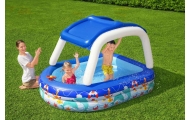 Pripučiamas baseinas su stogeliu 213 x 155 x 132 cm Bestway 54370-Žaislai, Lauko žaislai, Baseinai, Pripučiami baseinai-e-vaikas