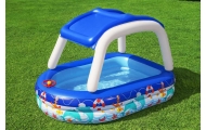 Pripučiamas baseinas su stogeliu 213 x 155 x 132 cm Bestway 54370-Žaislai, Lauko žaislai, Baseinai, Pripučiami baseinai-e-vaikas