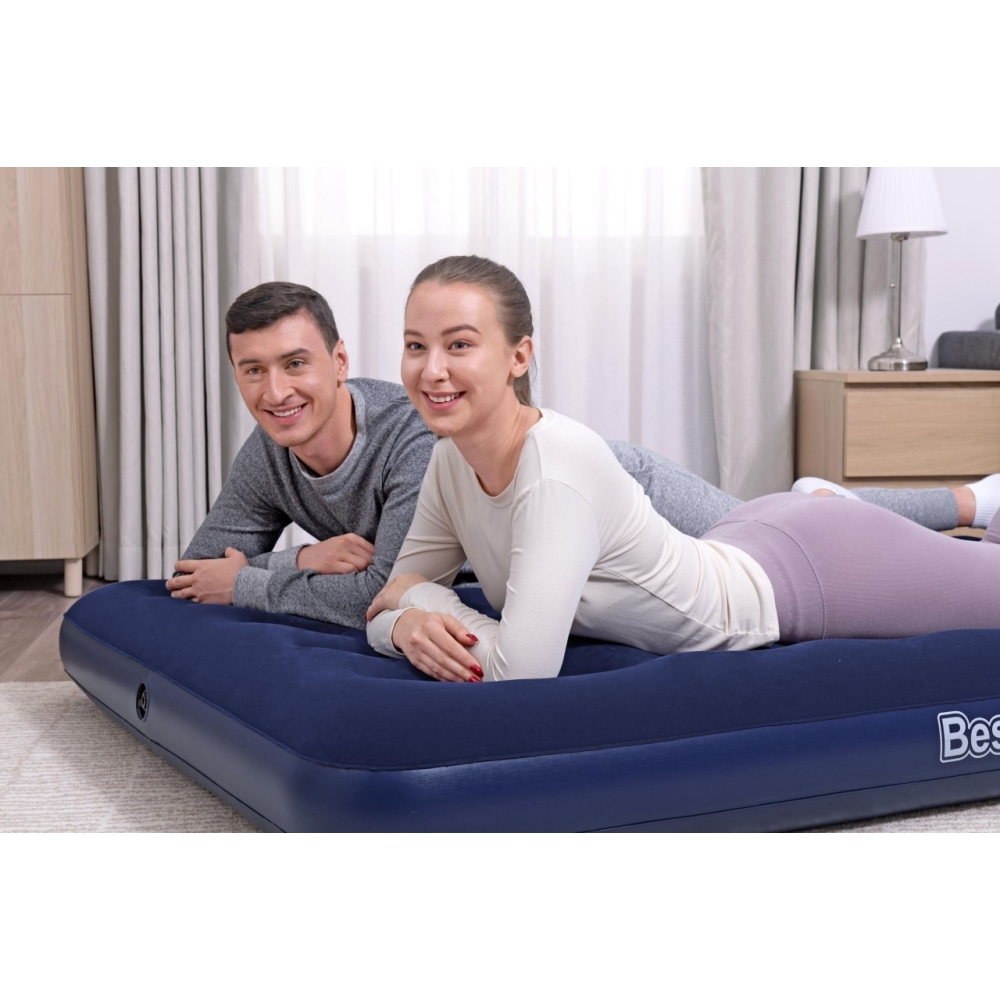 Veliūrinis čiužinys BESTWAY FULL, 191/137/22 cm-Namai, laisvalaikis, turizmas, Pripučiami čiužiniai ir baldai-e-vaikas