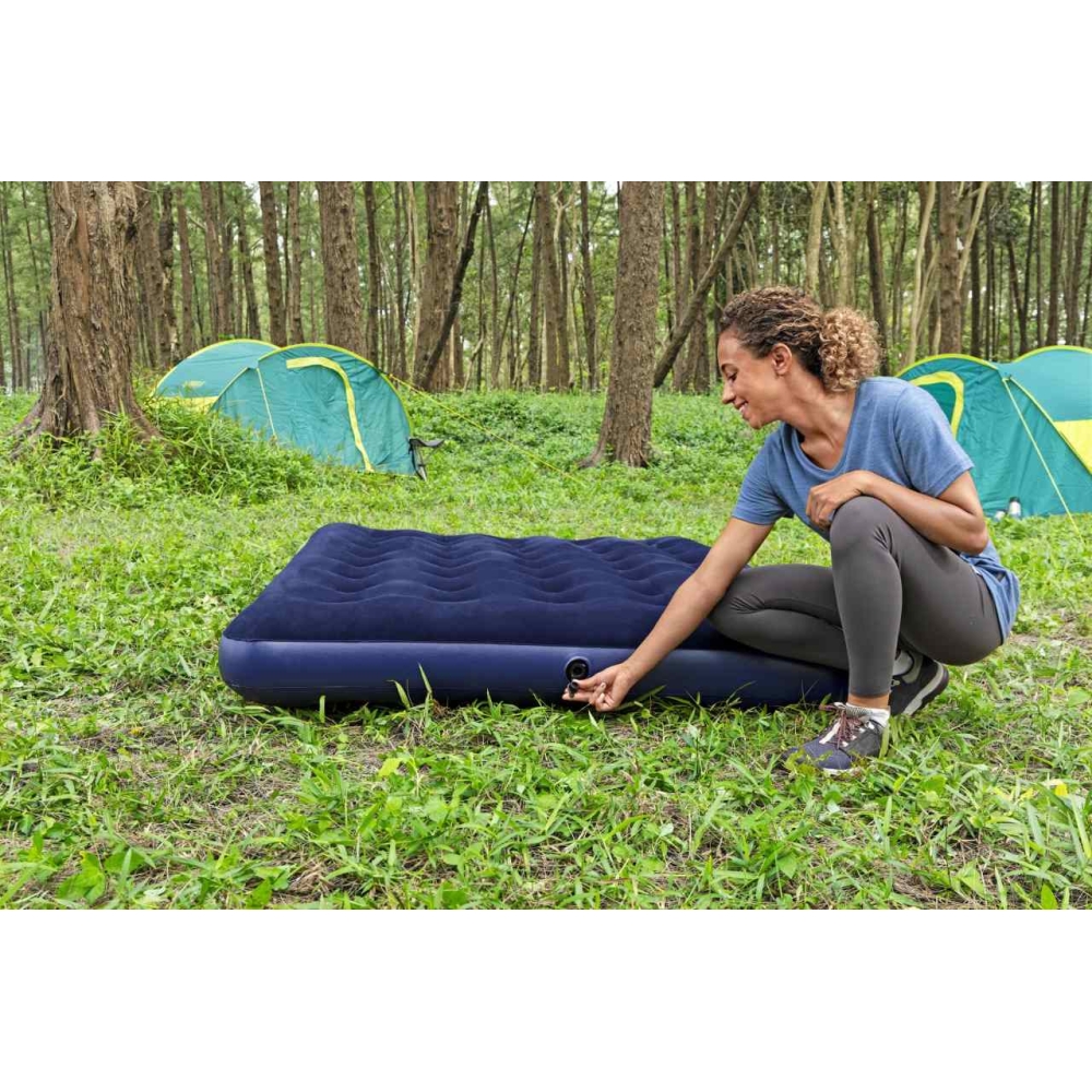 Veliūrinis čiužinys BESTWAY FULL, 191/137/22 cm-Namai, laisvalaikis, turizmas, Pripučiami čiužiniai ir baldai-e-vaikas
