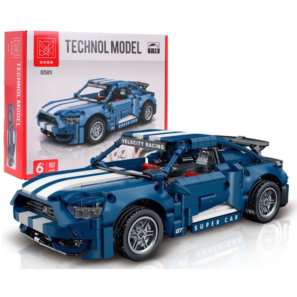 Konstruktorius Sports Car Blue 952 el.-Žaislai, Konstruktoriai, Lego, statybiniai blokai-e-vaikas