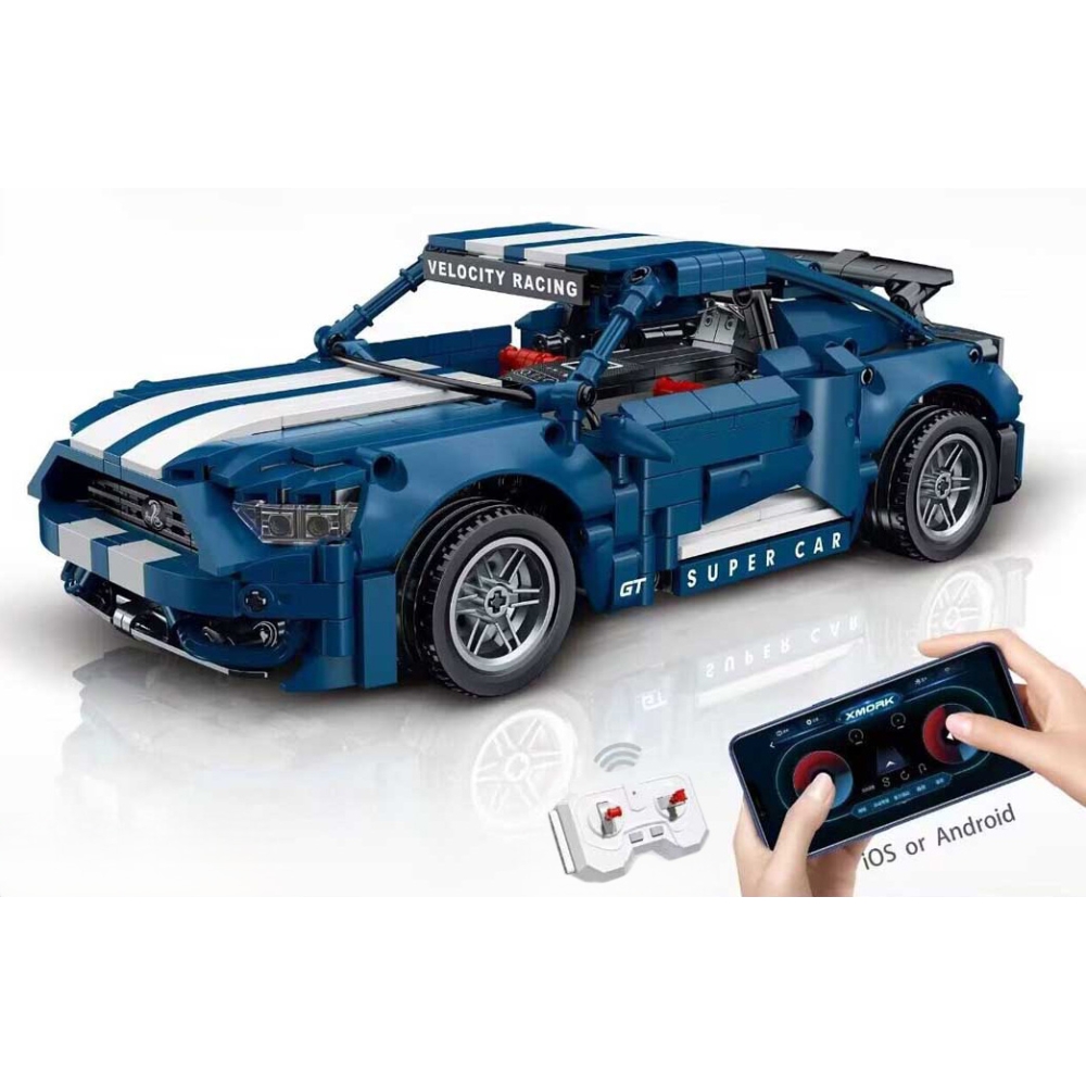 Konstruktorius Sports Car Blue 952 el.-Žaislai, Konstruktoriai, Lego, statybiniai blokai-e-vaikas