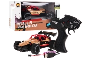 Nuotoliniu būdu valdomas RACING 01 R/C metalinis automobilis, aukso sp.