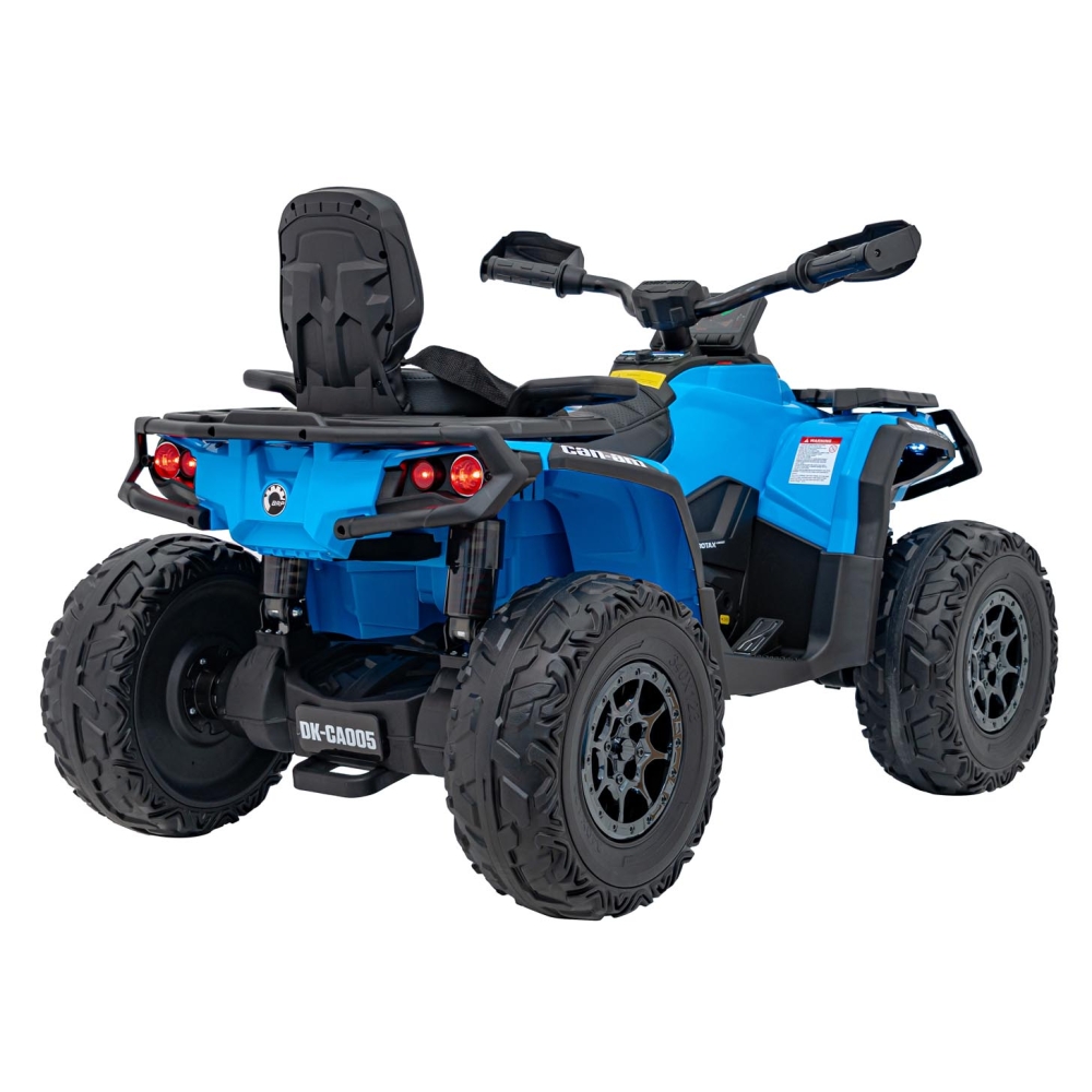 Elektrinis keturratis Can Am Outlander ATV, Blue-Elektromobiliai vaikams, Keturračiai ir bagiai-e-vaikas