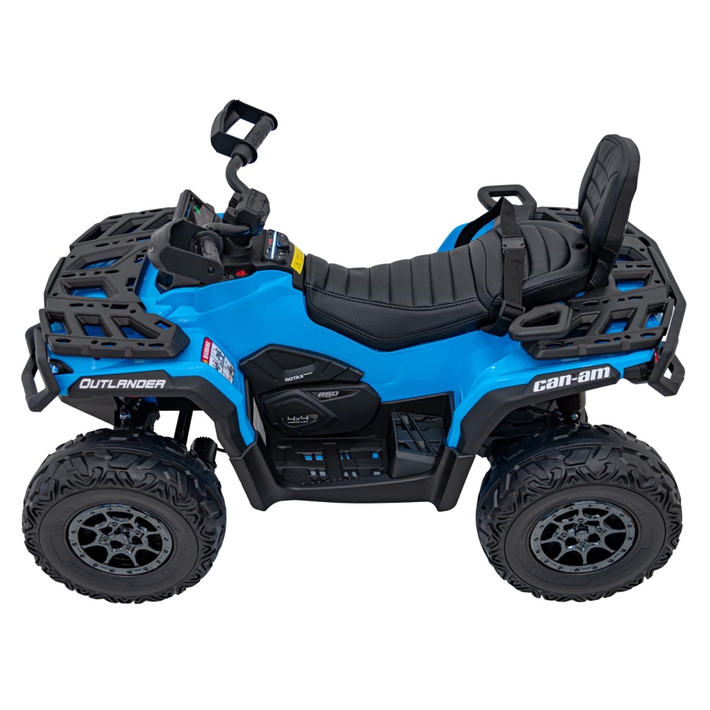 Elektrinis keturratis Can Am Outlander ATV, Blue-Elektromobiliai vaikams, Keturračiai ir bagiai-e-vaikas