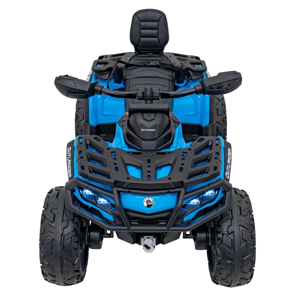 Elektrinis keturratis Can Am Outlander ATV, Blue-Elektromobiliai vaikams, Keturračiai ir bagiai-e-vaikas
