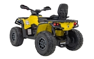 Elektrinis keturratis Can Am Outlander ATV, Yellow-Elektromobiliai vaikams, Keturračiai ir bagiai-e-vaikas