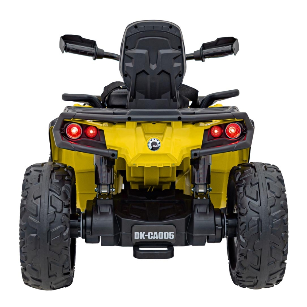 Elektrinis keturratis Can Am Outlander ATV, Yellow-Elektromobiliai vaikams, Keturračiai ir bagiai-e-vaikas